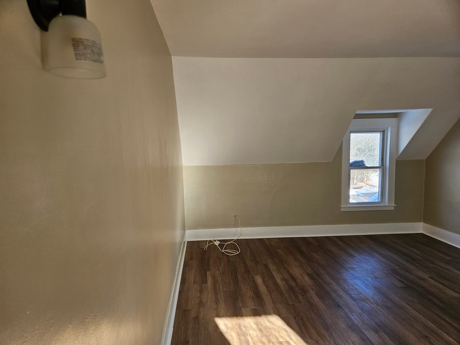 Interior painting project in progress